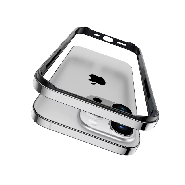 [WI-IP15P-BAMBER-CASE-SLVR] Wizard iPhone 15 Pro Bamber Case, Silver