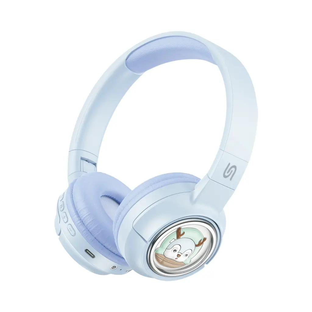 [PD-STWLEP027-BU] Soundtec Moose Wireless Kids headphones, Blue
