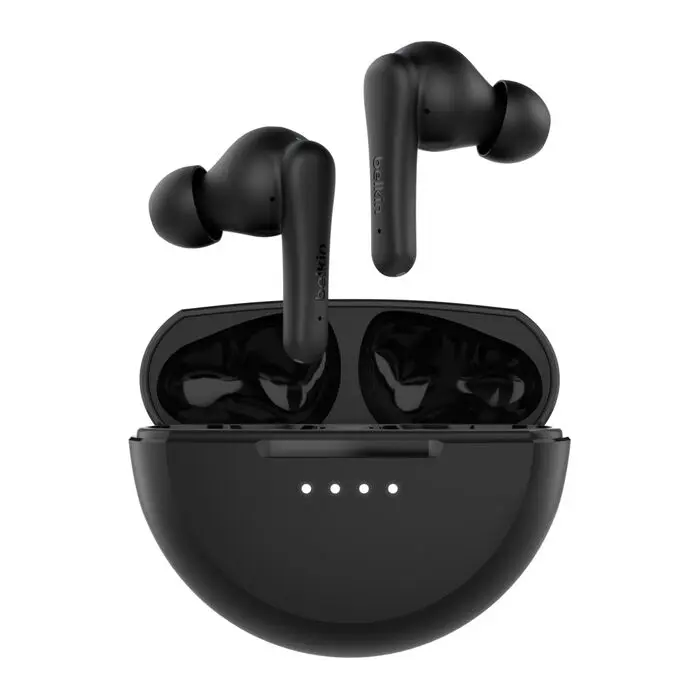 [AUC012BTBLK] Belkin SoundForm Rhythm True Wireless Earbuds, Black