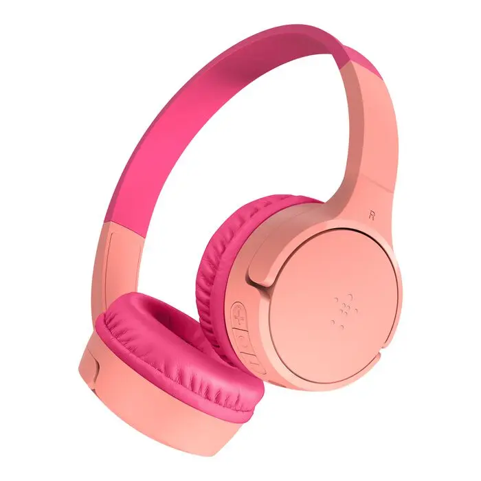 [AUD002BTPK] Belkin Soundform Mini Kids Headphones, Pink