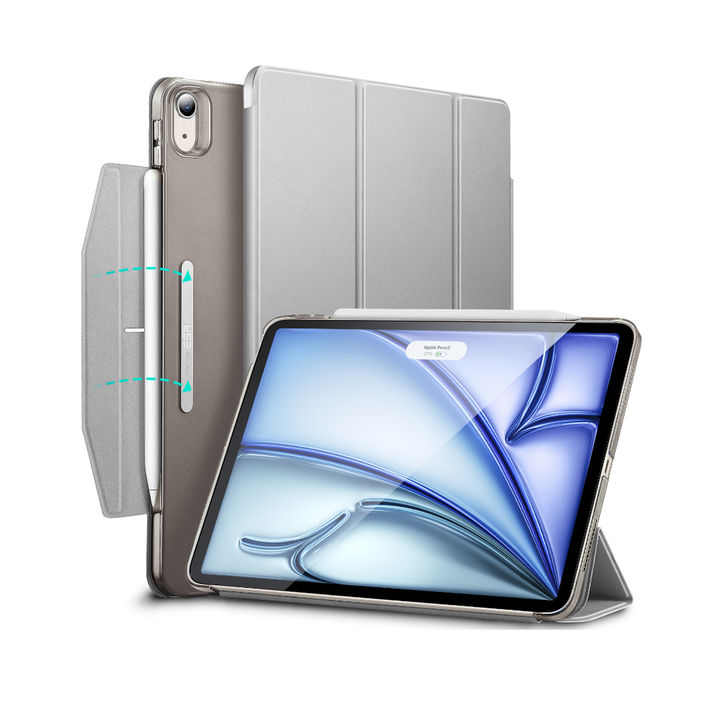[ESR-3C02200410402] ESR Ascend Trifold Case  iPad Air 4th/5th /6th Gen , Gray