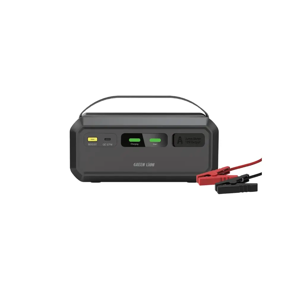 [9904781948616] Green Lion Super Capacitor Jump Starter, Black