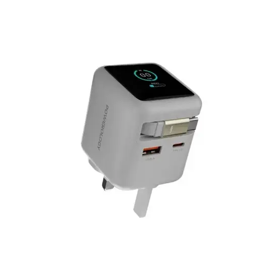 [PM-9904781982412] Powerology Halo 70W Dual Port, White