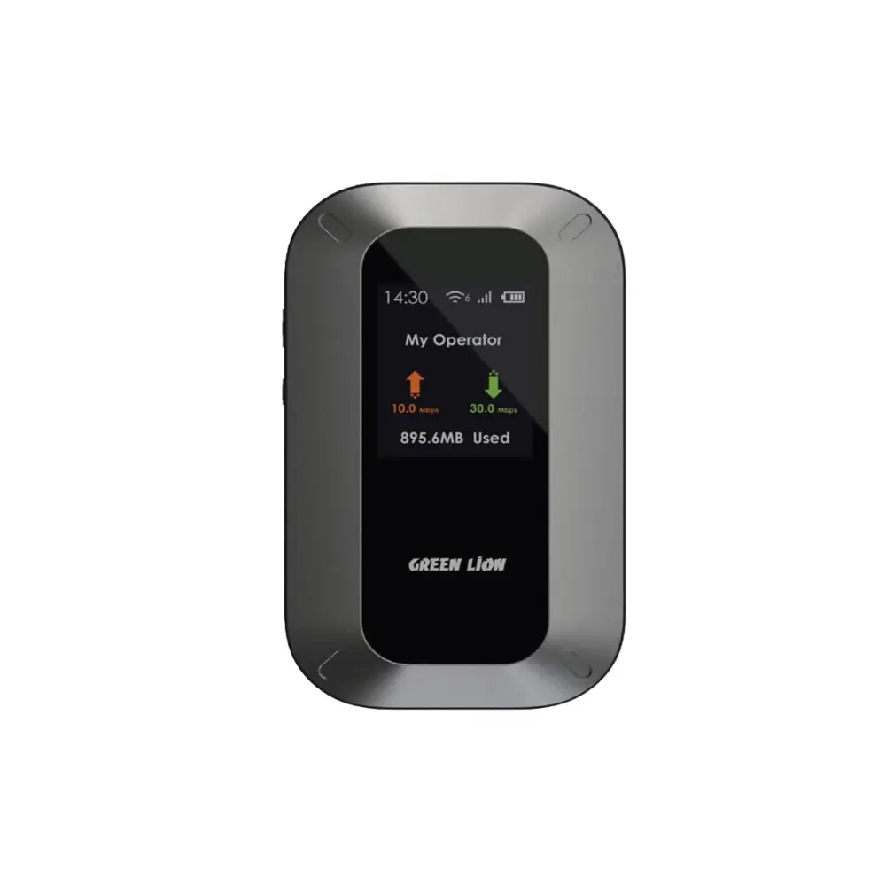 [9904781919210] راوتر ميني فاي محمول من جرين ليون - لون أسود