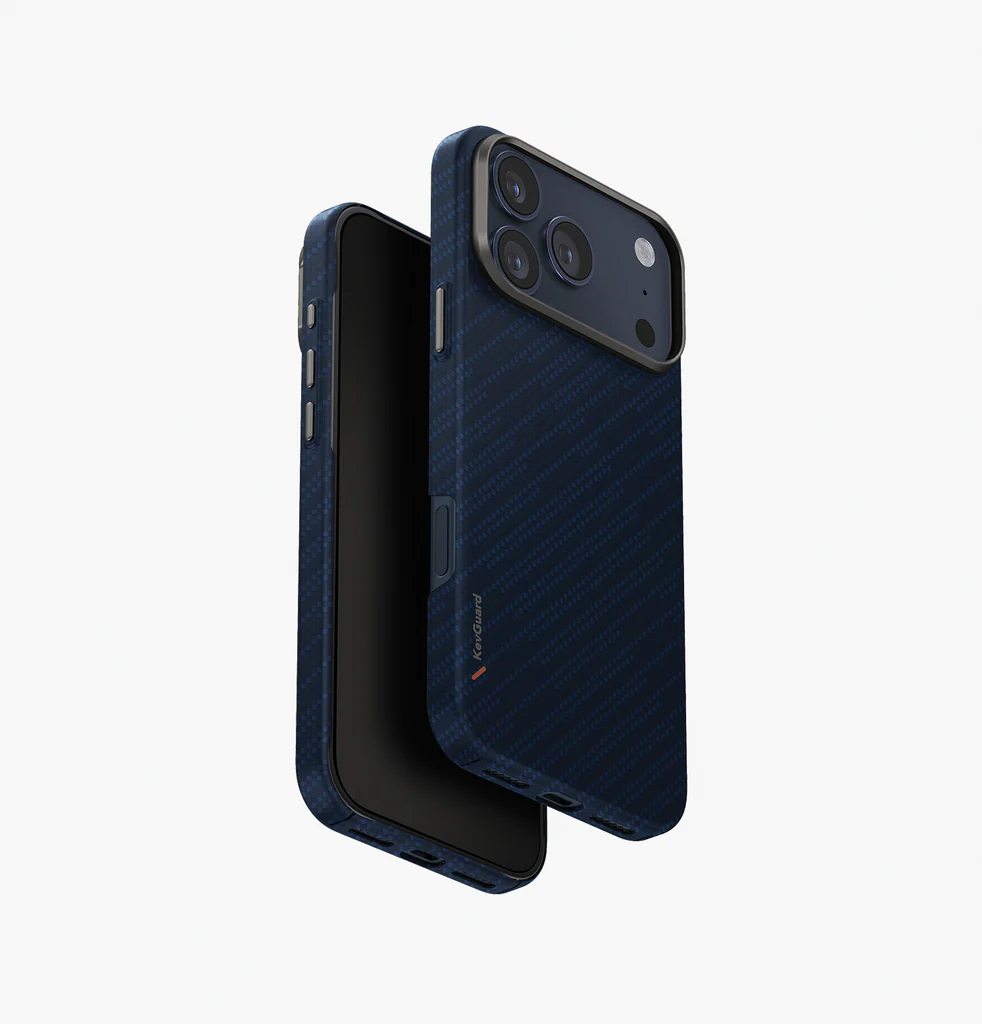 [UNIQ-IP6.3P(2025)-KEVAEDMTBLU] UNIQ Keva Edge iPhone 17 Pro, Trance Blue