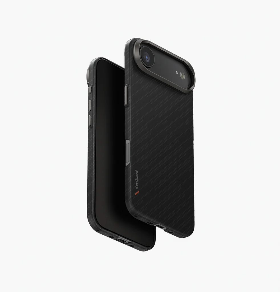 [UNIQ-IP6.6P(2025)-KEVAEDMBLK] UNIQ Keva Edge iPhone 17 Air, Carbon Black