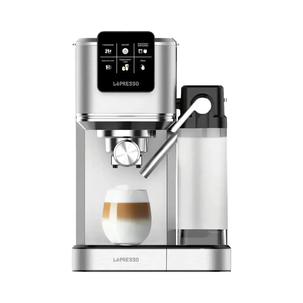 [PM-0071SL] LePresso Latteo Hot & Cold Brewing Coffee Machine with Milk Frothing Function, Silver