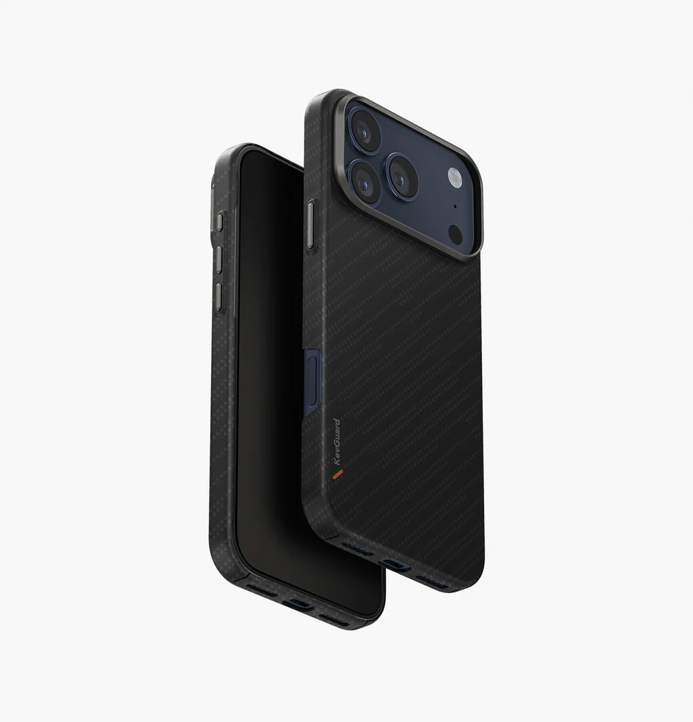 [UNIQ-IP6.3P(2025)-KEVAEDMBLK] UNIQ Keva Edge iPhone 17 Pro, Carbon Black