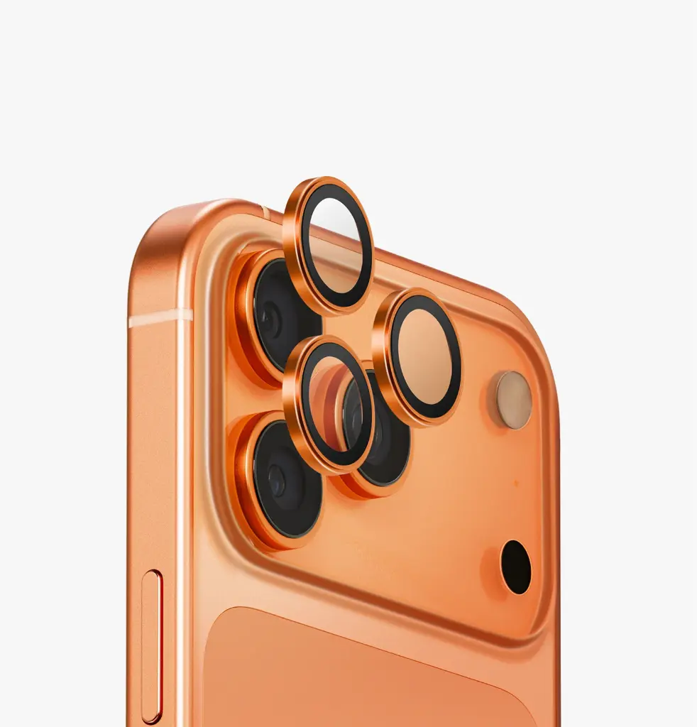 [UNIQ-IP6.3P-6.9P(2025)-ALENSSAMB] UNIQ iPhone 17 Pro | 17 Pro Max ALU Camera Lens, Sunset Amber