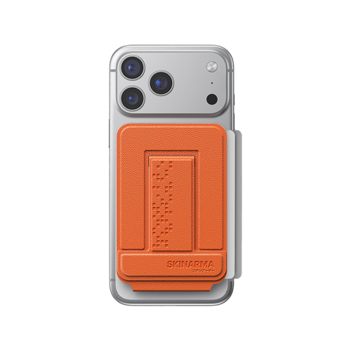[04233579] Skinarma Axis Magnetic Tripod with Card Holder, Orange
