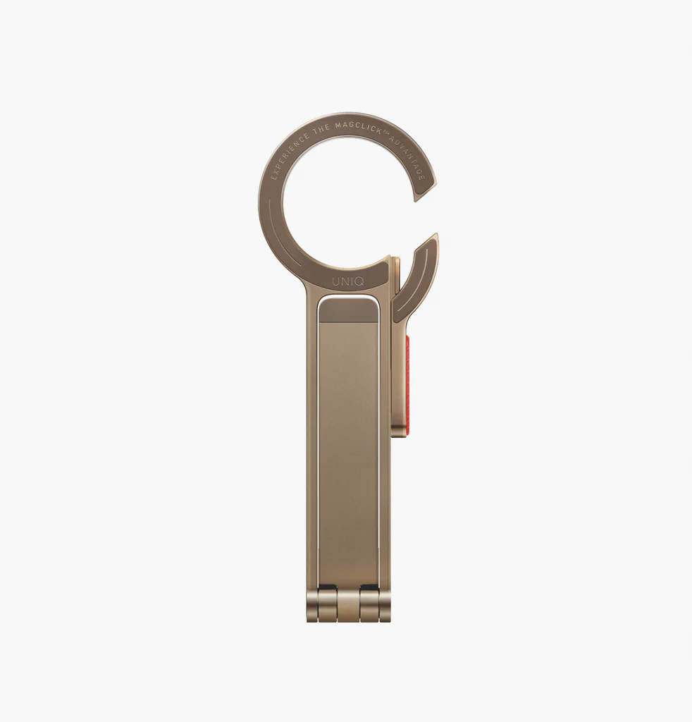 [ARCUS-CHAMVOLT] UNIQ Arcus Magnetic Carabiner Tripod, Champagne Volt
