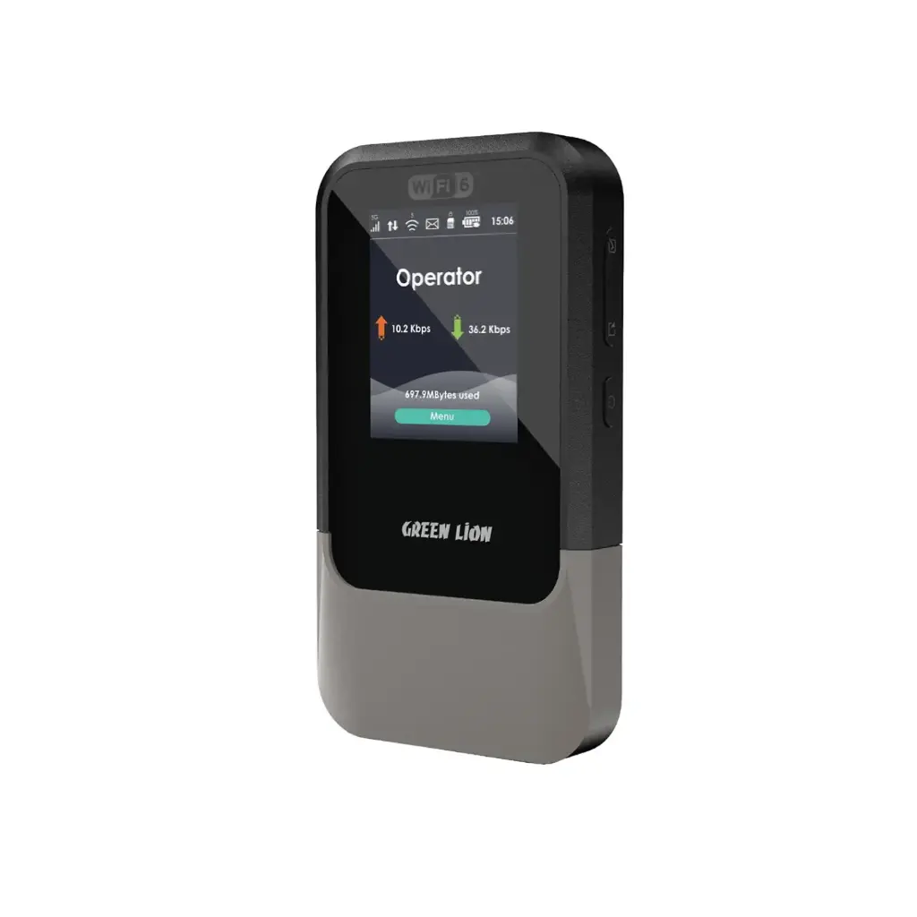 [PM-9904907077114] Green Lion Portable 5G Mifi Router, Black