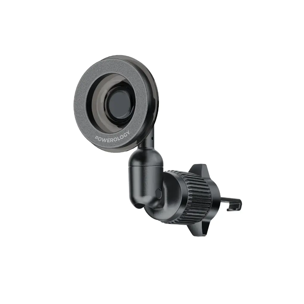 [PM-6284302752582] حامل جوال سيارة مغناطيسي لوغان 360 درجة متوافق مع ماج سيف من باورولوجي - لون أسود