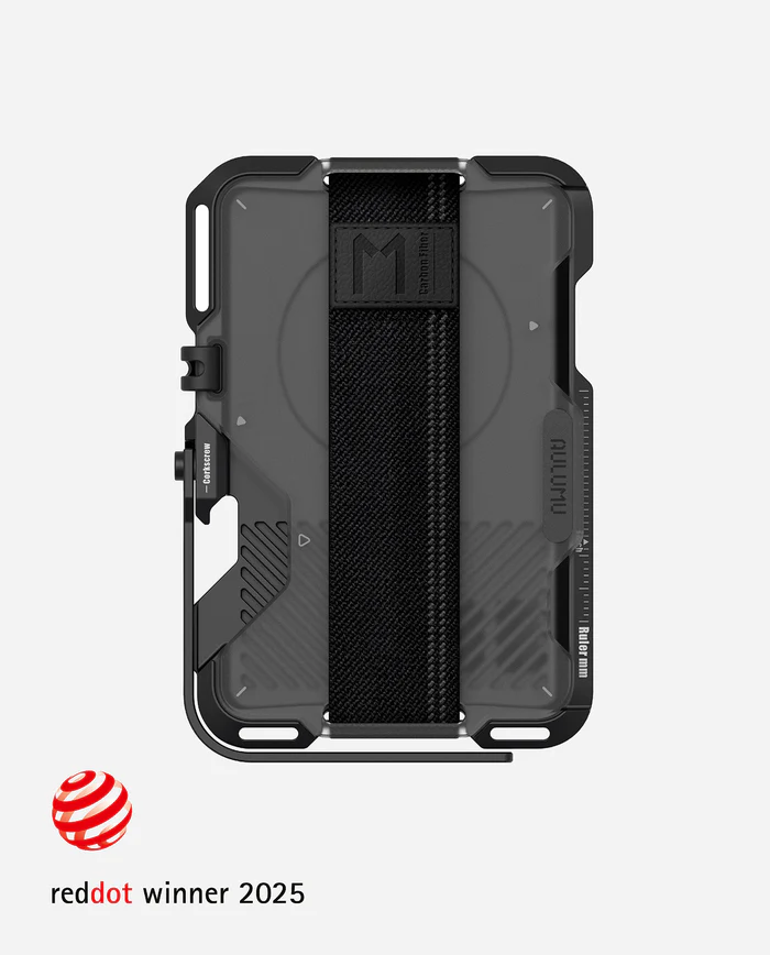 [PM-6975941661198] AULUMU G03 Multi-Tool Magnetic Metal Wallet, Transparent Gray