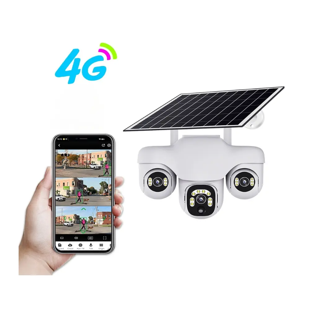[US2L-10X] Portable V380 Pro Solar Outdoor CCTV