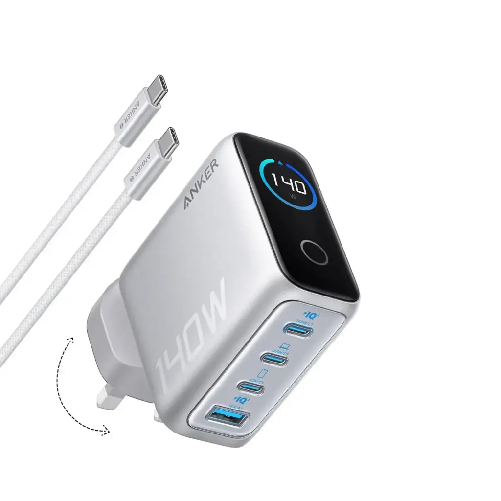 [B2697K41] Anker Zolo 140W 4-Port GAN Charger, Silver