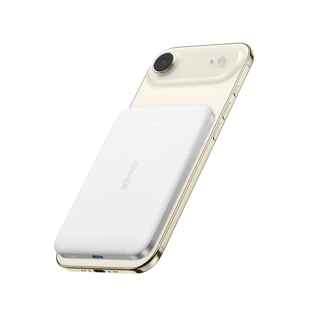 [A1665H21] Anker Ultra Slim MagGo 5K Mah Power Bank, White