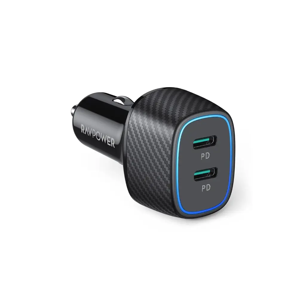 [75-05010-025] RAV Power 2-Port 60W Car Charger