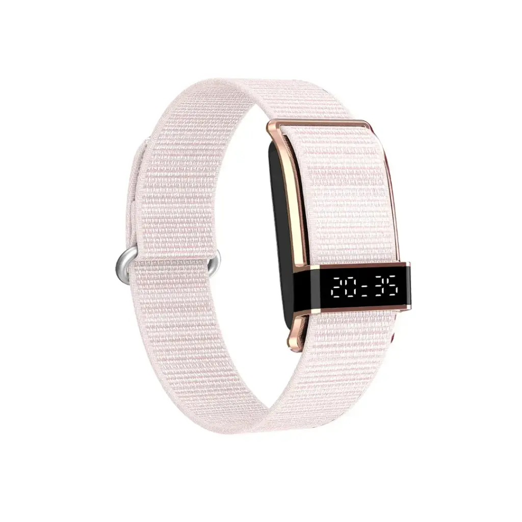 [PM-6284302772900] Porodo Trackfit Pro Smart Bracelet Fitness Tracker with Display, Pink