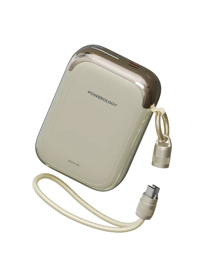 [PPBCHA104BG] Powerology Bahamas 20K Power Bank, Beige