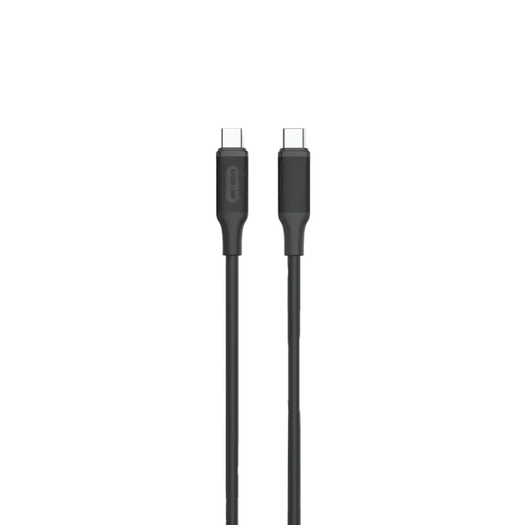 [GNPVCCTC3MBK] Green Lion USB-C to USB-C PVC Cable 3M, Black