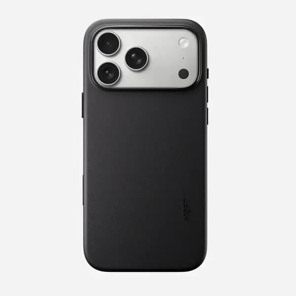 [MD020-1-I17MP-JBLK] غطاء سناب آيفون 17 برو ماكس موفاس من موفت - لون أسود نفاث