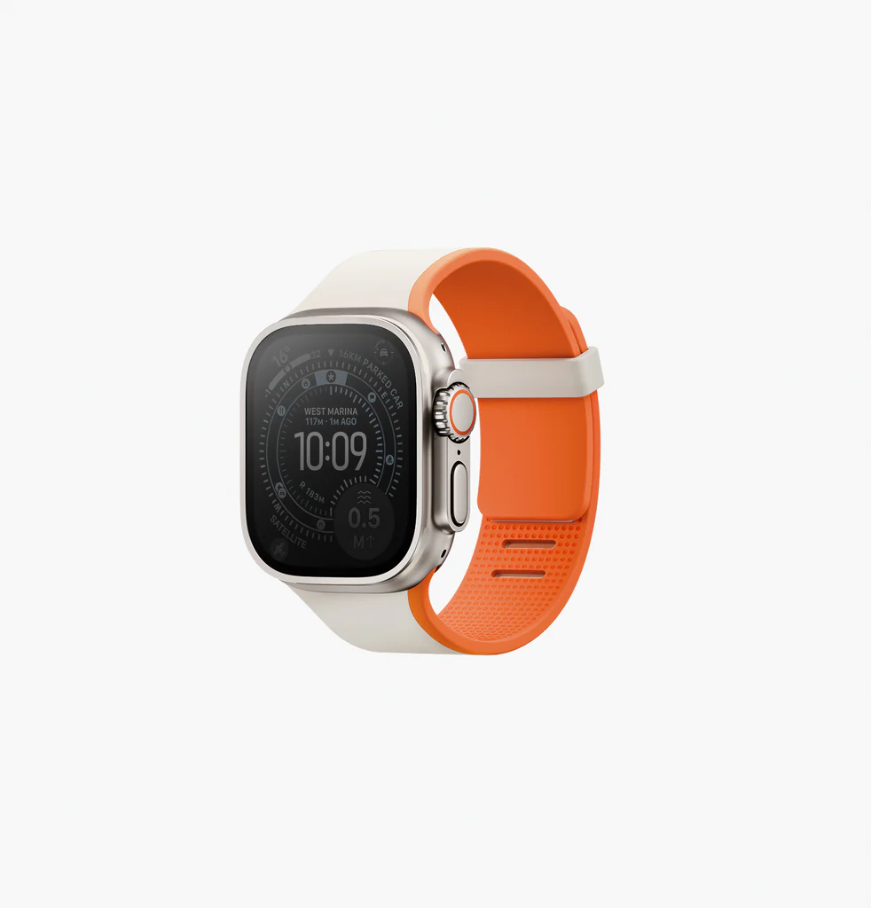 [UNIQ-49MM-REVIV-CLOG] UNIQ Revix IV Reversible Magnetic Apple Watch Strap 49|46|45|44MM, Clay|Volt Orange
