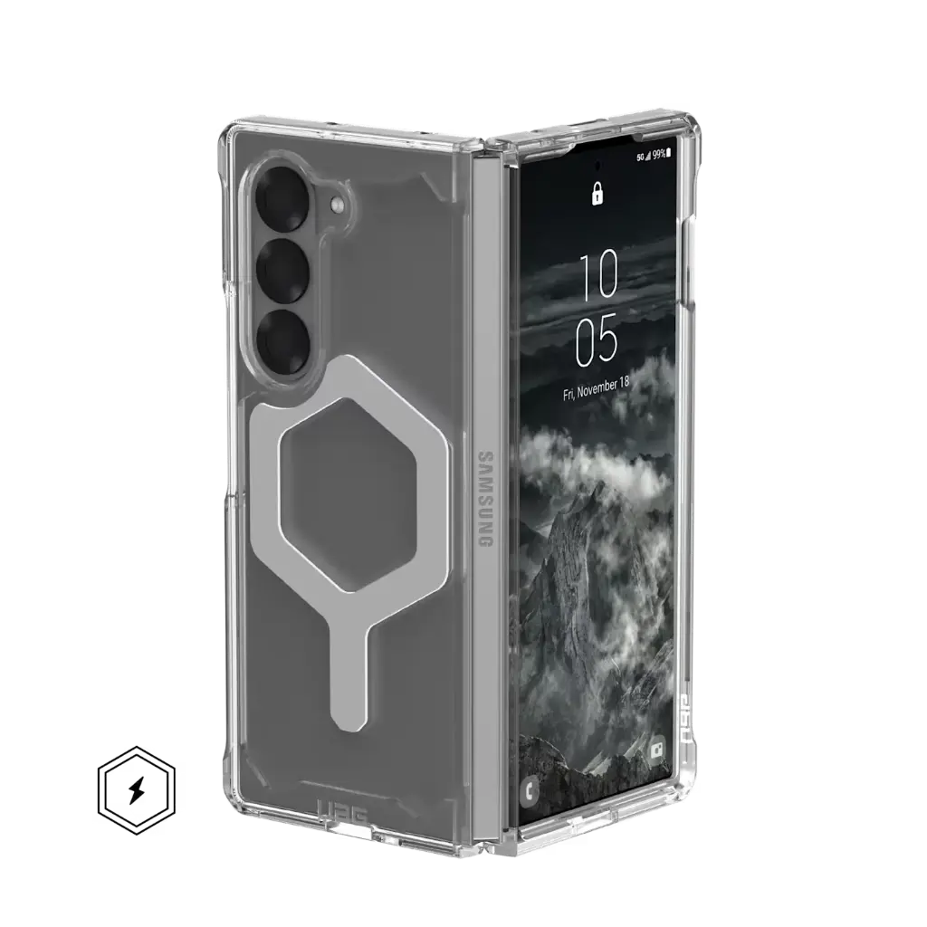 [214453114333] UAG Samsung Galaxy Z Fold 6 Plyo Pro MagSafe Case, Ice/Silver