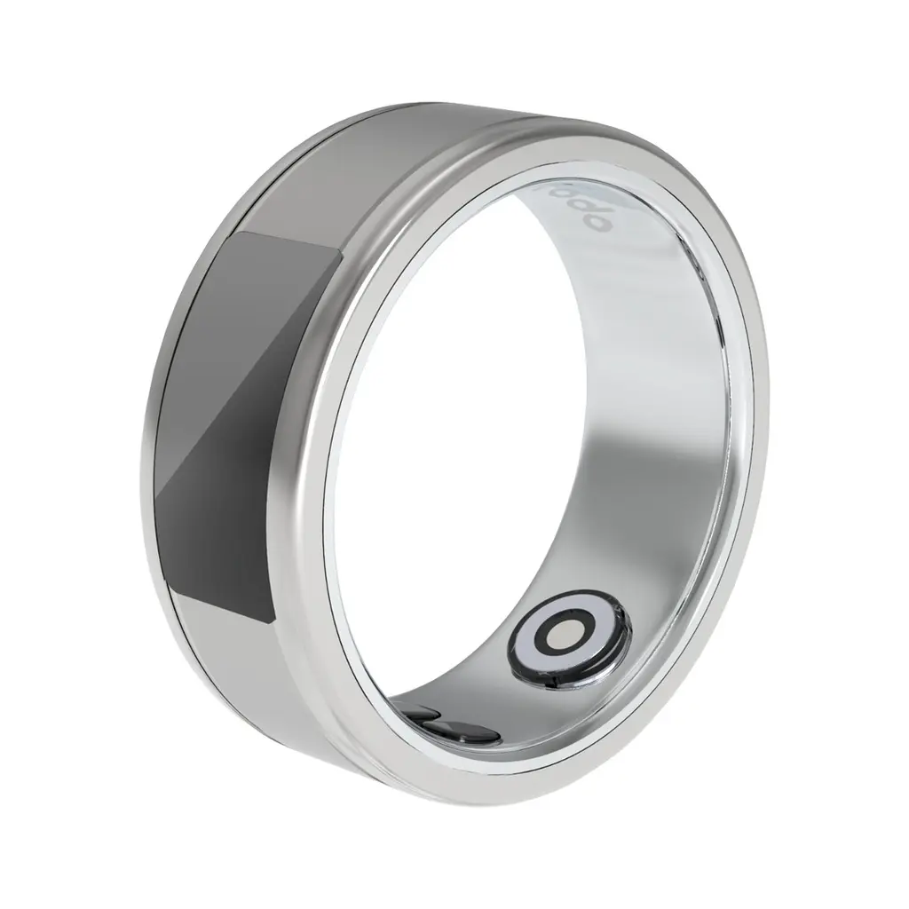 [6849108445009] Porodo 9" Smart Ring with Digital Diplay, Silver