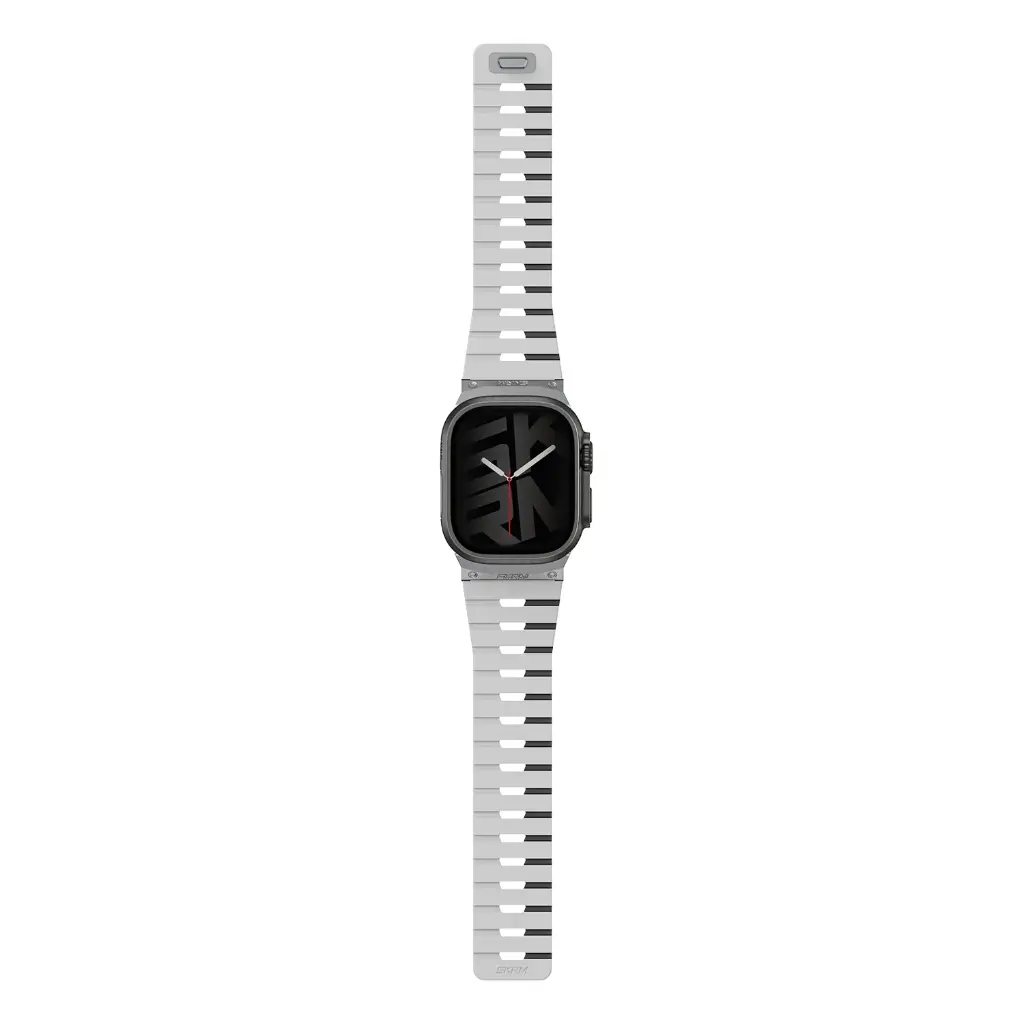[8886461247442] SKINARMA Apple Watch 49/46/45/44 Armband Gemini - Chalk