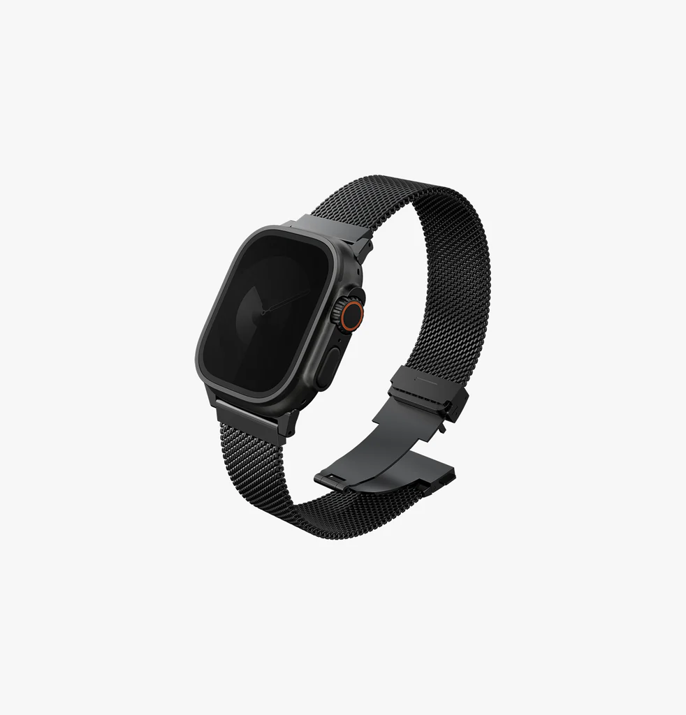 [8886463692219] UNIQ Dante Pro Apple Watch Mesh Steel Band 42/41/40MM Metallic Black