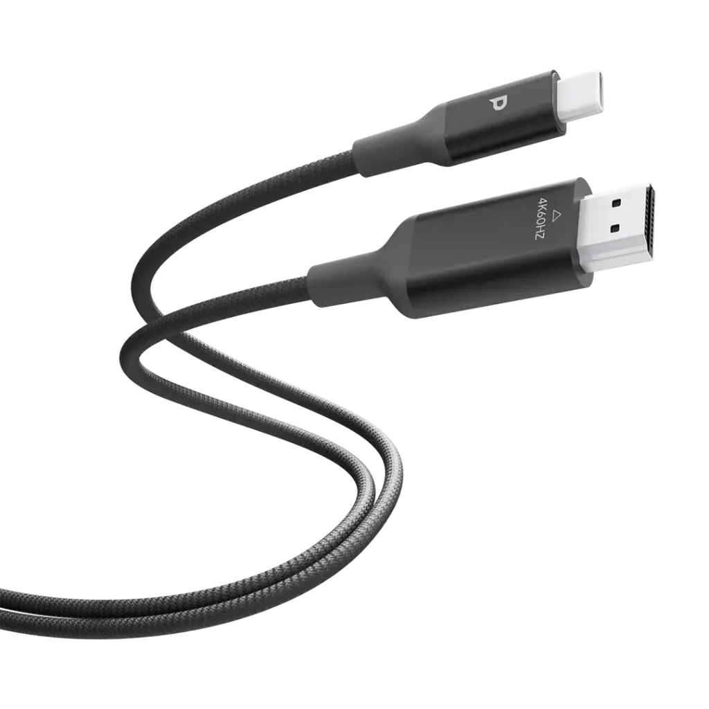 [PCAB028GY] كابل Powerology 2M C إلى HDMI