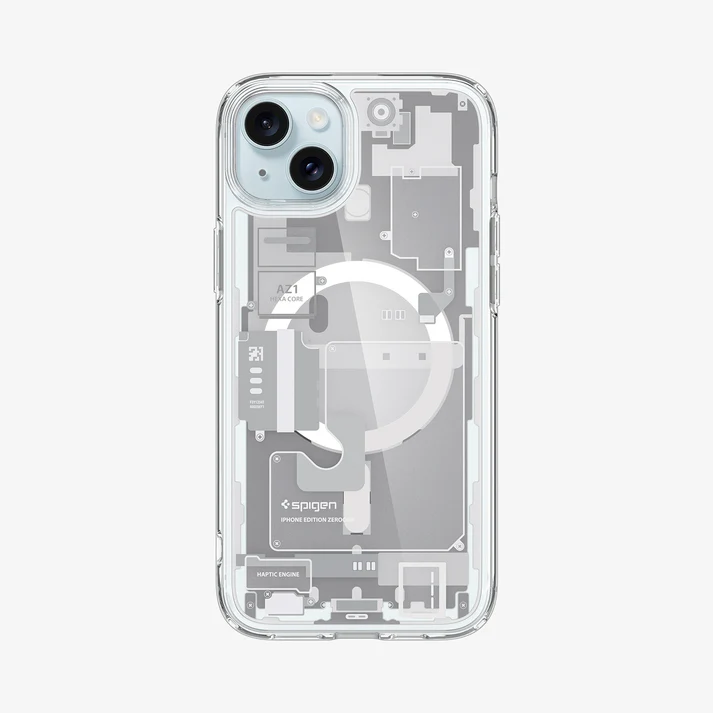 [9990000003181] Spigen iPhone 15 Ultra Hybrid Zero One (MagFit), Clear
