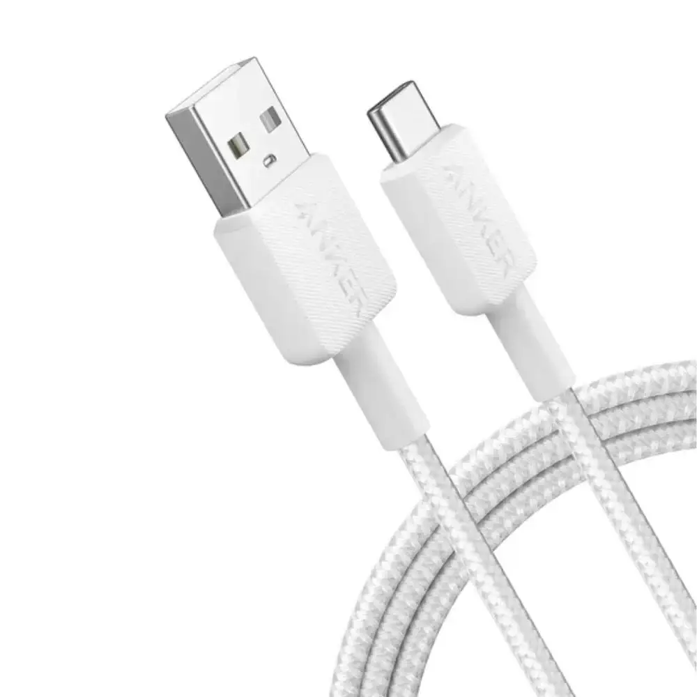 [A81H6H21] Anker 6ft 322 USB-A to USB-C Cable, White