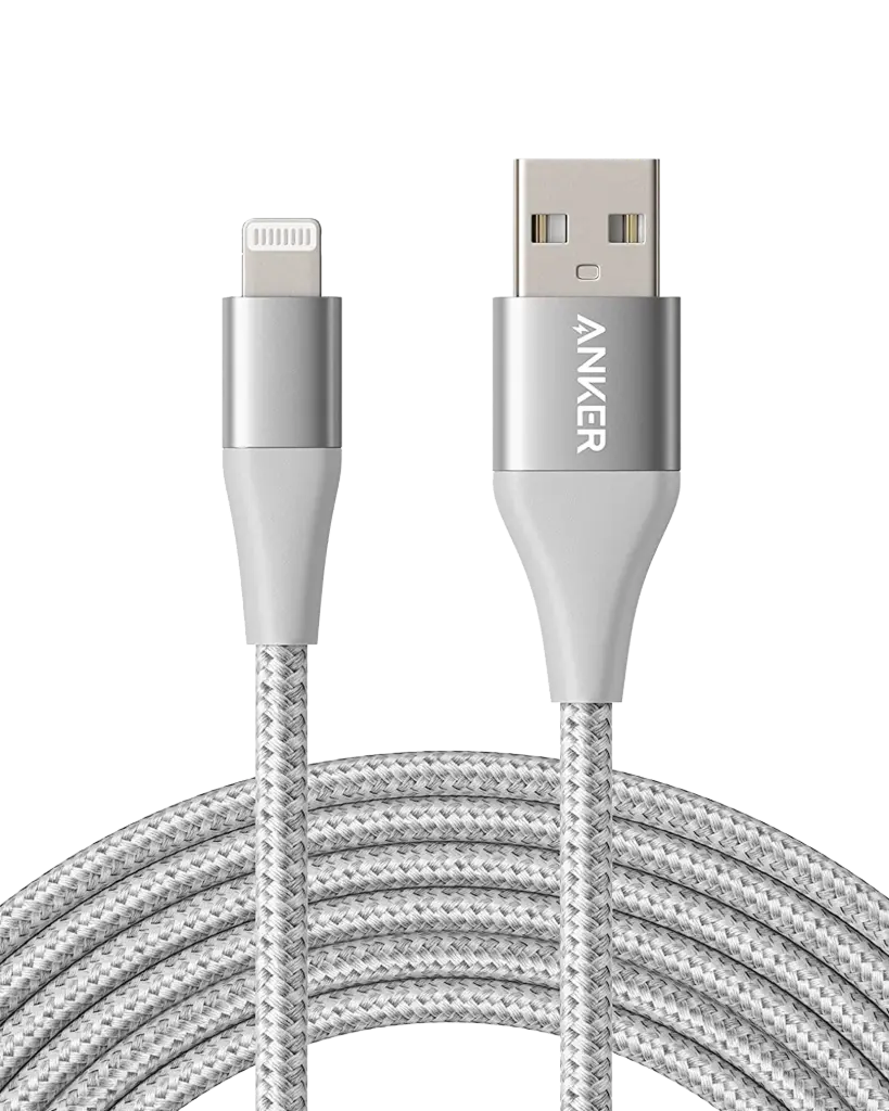 [A8453H43] Anker 6ft Powerline+ II USB-A to Lightning, Silver
