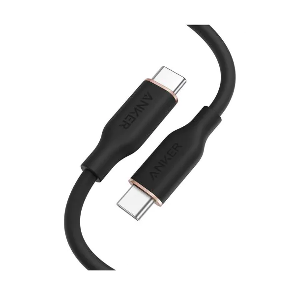 [A8552H11] كابل أنكر 3 أقدام 100 واط باورلاين III فلو USB-C إلى USB-C