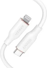 [A8663H21] Anker 6ft Poweline III Flow USB-C to Lightning Cable, White