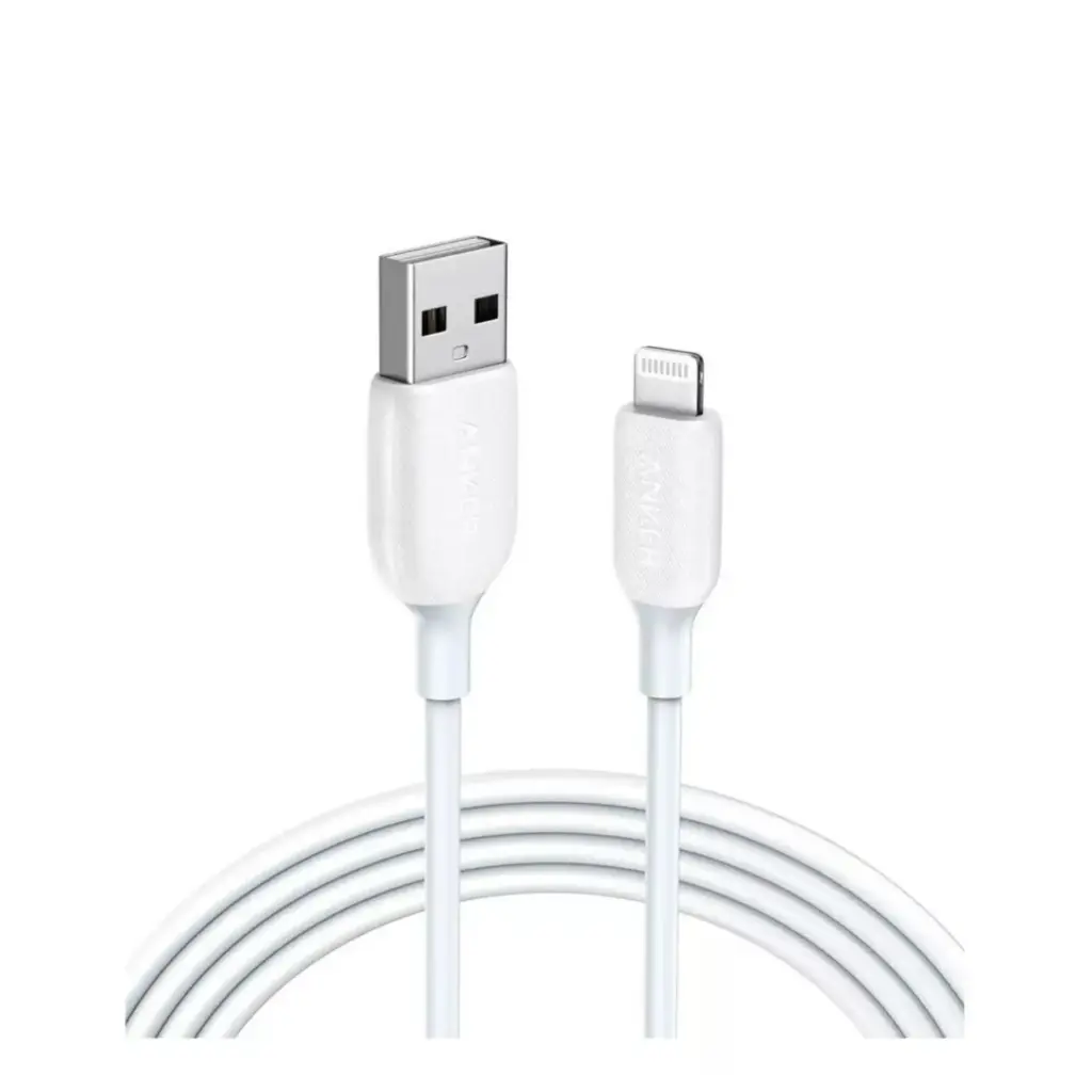 [A8813H21] Anker 6ft. Powerline III USB-A to Lightning Cable White